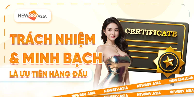Chơi Có Trách Nhiệm - NEW88 Vì Một Môi Trường Cá Cược Lành Mạnh 3 Trách Nhiệm & Minh Bạch Là Ưu Tiên Hàng Đầu